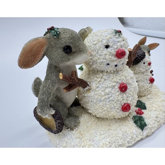 Charming Tails Just The Right Size Figurine Fitz & Floyd Original Box bunny - Picture 4 of 7